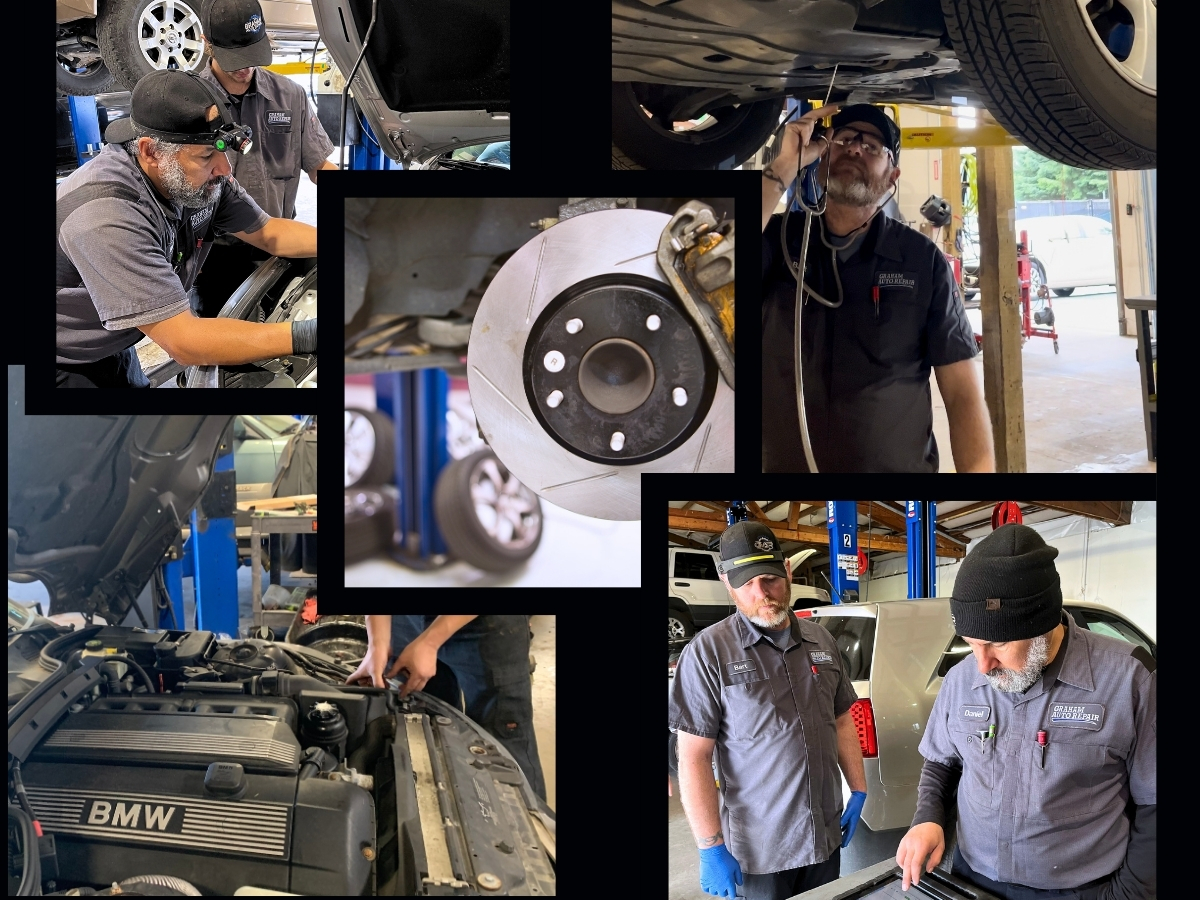 Graham Auto Repair Technicians Completing Inspections and Diagnostic Testing